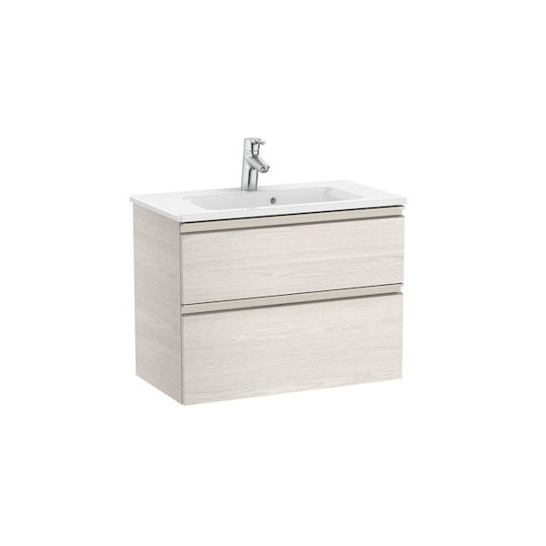 Roca Gap-N Compacto Unik zestaw łazienkowy 70 cm z 2 szufladami jesion nordic A851496434