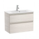 Roca Gap-N Compacto Unik zestaw łazienkowy 70 cm z 2 szufladami jesion nordic A851496434