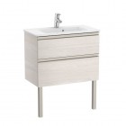 Roca Gap-N Compacto Unik zestaw łazienkowy 70 cm z 2 szufladami jesion nordic A851496434