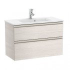Roca Gap-N Compacto Unik zestaw łazienkowy 80 cm z 2 szufladami jesion nordic A851497434