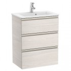Roca Gap-N Compacto Unik zestaw łazienkowy 80 cm z 3 szufladami jesion nordic A851498434