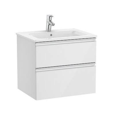 Roca Gap-N Unik zestaw łazienkowy 60 cm z 2 szufladami biały połysk A851476806
