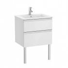 Roca Gap-N Unik zestaw łazienkowy 60 cm z 2 szufladami biały połysk A851476806