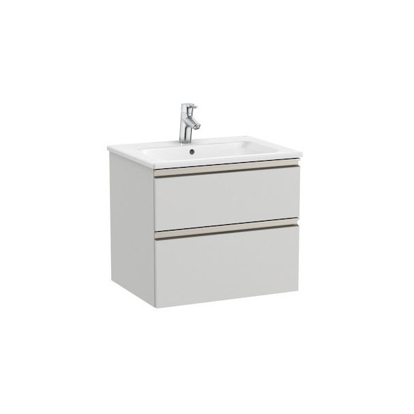 Roca Gap-N Unik zestaw łazienkowy 60 cm z 2 szufladami jasny szary mat A851476447