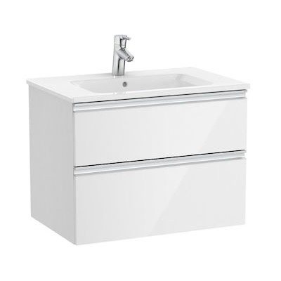 Roca Gap-N Unik zestaw łazienkowy 70 cm z 2 szufladami biały połysk A851477806