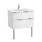 Roca Gap-N Unik zestaw łazienkowy 70 cm z 2 szufladami biały połysk A851477806