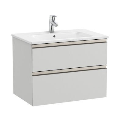 Roca Gap-N Unik zestaw łazienkowy 70 cm z 2 szufladami jasny szary mat A851477447