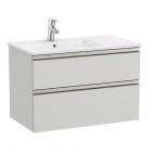 Roca Gap-N Unik zestaw łazienkowy 80 cm z 2 szufladami jasny szary mat A851479447