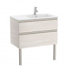 Roca Gap-N Unik zestaw łazienkowy 80 cm z 2 szufladami jesion nordic prawy A851480434