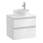 Roca Gap-N szafka podumywalkowa 60 cm z szufladą biały połysk A851500806