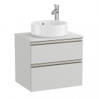 Roca Gap-N szafka podumywalkowa 60 cm z szufladą jasny szary mat A851500447