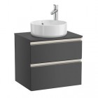 Roca Gap-N szafka podumywalkowa 60 cm z szufladą antracyt połysk A851500153