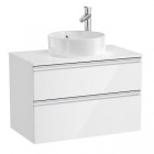 Roca Gap-N szafka podumywalkowa 80 cm z szufladą biały połysk A851501806