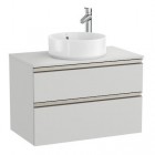 Roca Gap-N szafka podumywalkowa 80 cm z szufladą jasny szary mat A851501447