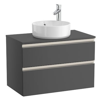 Roca Gap-N szafka podumywalkowa 80 cm z szufladą antracyt połysk A851501153