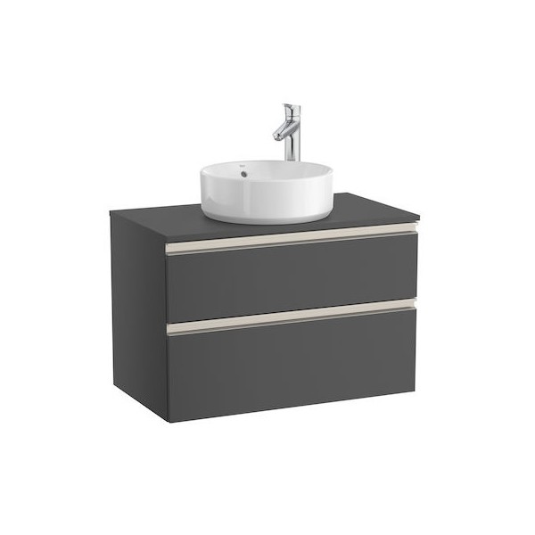 Roca Gap-N szafka podumywalkowa 80 cm z szufladą antracyt połysk A851501153