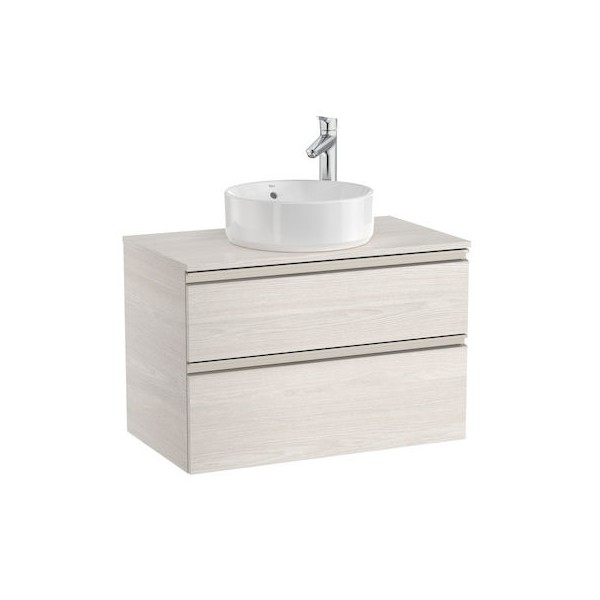 Roca Gap-N szafka podumywalkowa 80 cm z 2 szufladami jesion nordic A851501434