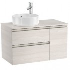Roca Gap-N szafka podumywalkowa 90 cm z 2 szufladami i drzwiami jesion nordic lewa A851503434