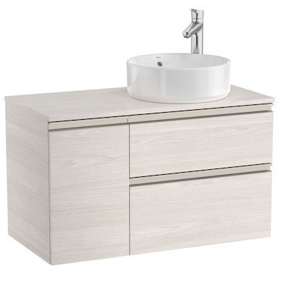 Roca Gap-N szafka podumywalkowa 90 cm z 2 szufladami i drzwiami jesion nordic prawa A851502434