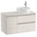 Roca Gap-N szafka podumywalkowa 90 cm z 2 szufladami i drzwiami jesion nordic prawa A851502434