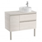 Roca Gap-N szafka podumywalkowa 90 cm z 2 szufladami i drzwiami jesion nordic prawa A851502434