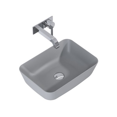 Elita Meble Reni Light Grey umywalka nablatowa 45,5x32,5 cm 145097 Elita Meble Reni Light Grey umywalka nablatowa 45,5x32,5 cm 145097