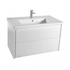 Roca Ronda Unik zestaw łazienkowy 70 cm z 2 szufladami biały połysk/biały mat A851462455