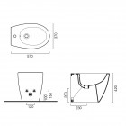 Catalano Velis bidet stojący 57 cm 1BI5700