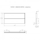 Roca Fantasy obudowa boczna do wanny 115 cm lewa A25T040000