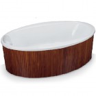 Roca Aura obudowa do wanny 190x100 cm mahoniowa A25T082000