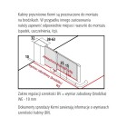 Kermi Osia kabina kwadratowa drzwi uchylne 80x80 cm prawa