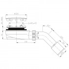 Roca syfon brodzikowy 90 mm niski PD5000168
