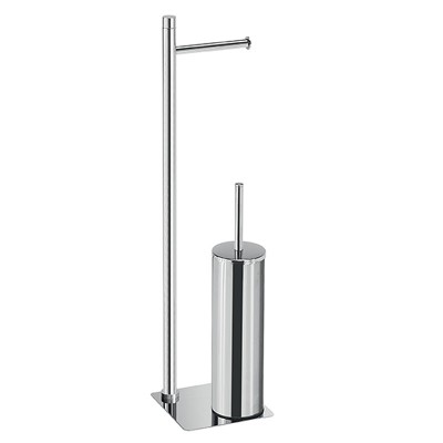 Gedy stojak na papier + szczotka WC chrom TR32