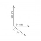 Gedy Stelvio wieszak na ręcznik dwuramienny ST23