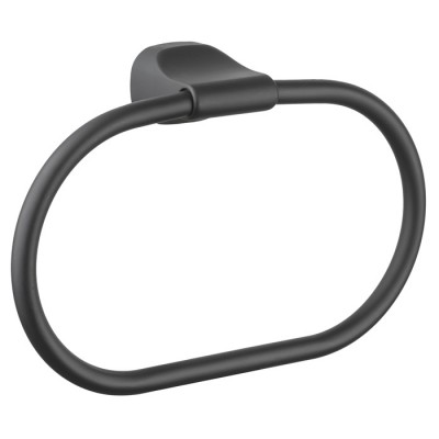 Gedy Stelvio wieszak na ręcznik ring czarny mat ST70/CZAR