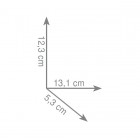 Gedy Stelvio uchwyt na papier z klapką ST25