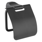 Gedy Stelvio uchwyt na papier z klapką czarny mat ST25/CZAR