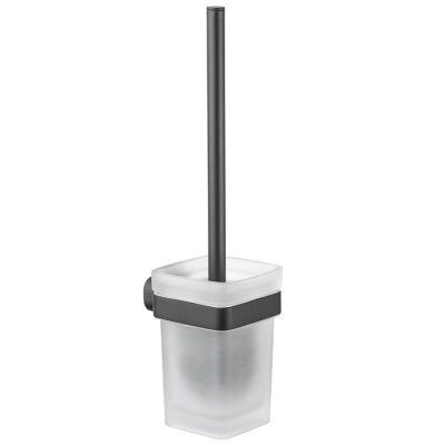 Gedy Stelvio szczotka WC wisząca czarny mat ST33/03/CZAR