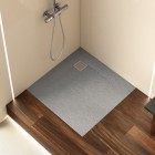 Roca Terran brodzik kwadratowy kompozytowy 90x90 cm szary cement AP0338438401300