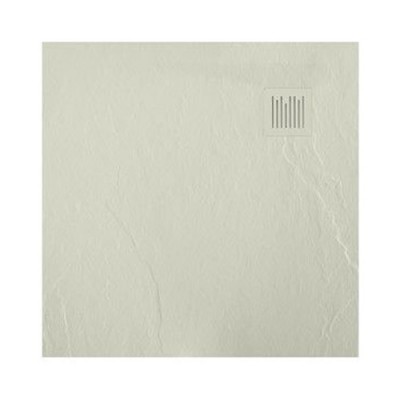 Roca Ignis brodzik kwadratowy kompozytowy 90x90 cm szary cement AP70238438401300