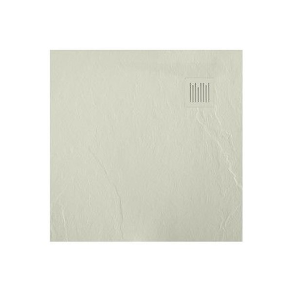 Roca Ignis brodzik kwadratowy kompozytowy 90x90 cm szary cement AP70238438401300