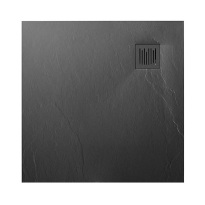 Roca Ignis brodzik kwadratowy kompozytowy 90x90 cm szary łupek AP70238438401200