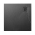 Roca Ignis brodzik kwadratowy kompozytowy 90x90 cm szary łupek AP70238438401200