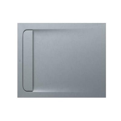 Roca Aquos brodzik prostokątny kompozytowy 80x100 cm szary cement AP6013E832001300