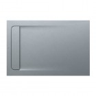 Roca Aquos brodzik prostokątny kompozytowy 80x120 cm szary cement AP6014B032001300