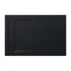 Roca Aquos brodzik prostokątny kompozytowy 80x120 cm czarny AP6014B032001400