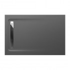 Roca Aquos brodzik prostokątny kompozytowy 80x120 cm szary łupek AP6014B032001200