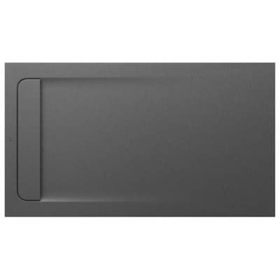 Roca Aquos brodzik prostokątny kompozytowy 80x140 cm szary łupek AP60157832001200