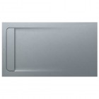 Roca Aquos brodzik prostokątny kompozytowy 80x140 cm szary cement AP60157832001300