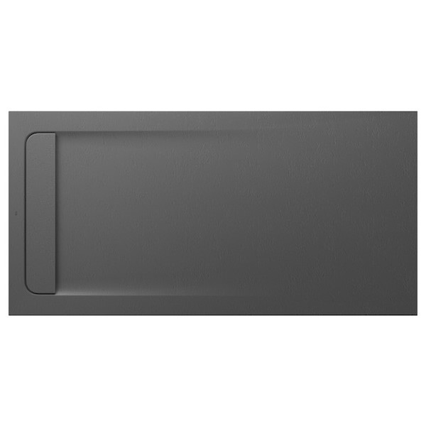 Roca Aquos brodzik prostokątny kompozytowy 80x160 cm szary łupek AP60164032001200